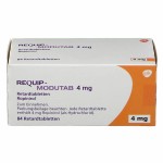 Реквип Модутаб, таблетки пролонгированного действия покрытые пленочной оболочкой 4 мг 84 шт