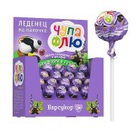 Леденец на палочке, Барсукор 10 г 22 шт Чупа-флю при дискомфорте в горле черная смородина и шалфей шоу-бокс