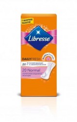 Прокладки женские ежедневные Libresse Дэйлифреш нормал 20 шт.