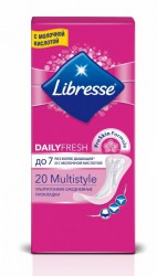 Прокладки женские ежедневные Libresse Дэйли фреш мультистайл 20 шт.