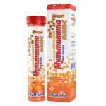 Мультивита плюс, таблетки шипучие 20 шт без сахара апельс.