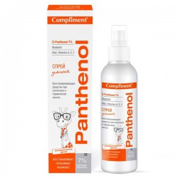 Спрей детский Compliment Пантенол восстанавливающий при солнечных и термических ожогах с 3 лет 150 мл