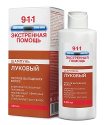 Шампунь, 911 Экстренная помощь Луковый против выпадения волос 150 мл