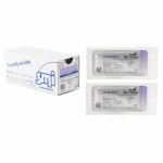 Шовный материал, SMI AG (СМИ АГ) р. 4/0 (1.5) 12 шт арт. 15151516 75 см Сургикрил 910 игла обратно-режущая DS 16 мм 3/8