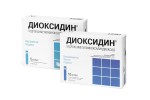 Диоксидин, раствор для внутривенного введения и местного применения 0.5% 10 мл 10 шт ампулы