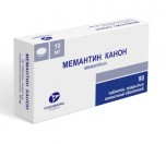Мемантин Канон, табл. п/о пленочной 10 мг №90