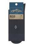 Носки мужские, Omsa (Омса) р. 39-41 ECO 407 Эко с рисунком на паголенке двойной ромбик grigio scuro темно-серый