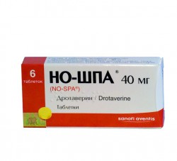 Но-шпа табл. 40 мг 6 шт.