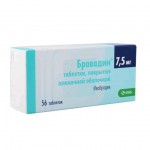 Бравадин, таблетки покрытые пленочной оболочкой 7.5 мг 56 шт