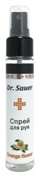 Спрей для рук Dr. Sauer с антибактериальным эффектом оранж флауер 70% спирт 60 мл