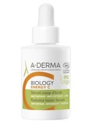 Сыворотка A-Derma Биолоджи Энерджи C придающая сияние хрупкой коже 30 мл